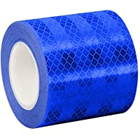 3M 3435 - Cinta reflectante de microprismas (38 mm x 4-6 m- 1 rollo)- color azul